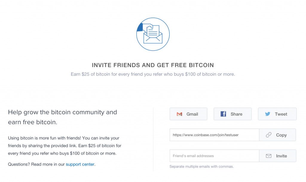 Comment fonctionne le programme de parrainage de Coinbase ?