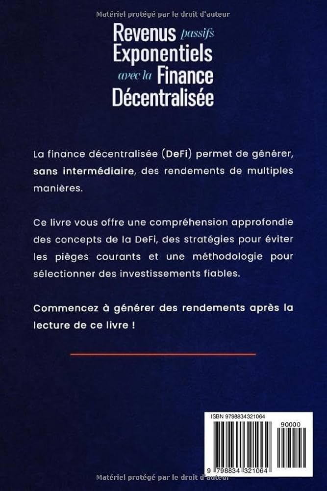 découvrez le monde de la finance décentralisée (defi), une révolution numérique qui redéfinit les services financiers traditionnels. explorez les opportunités d'investissement, la gestion d'actifs et les innovations technologiques qui transforment l'économie mondiale.