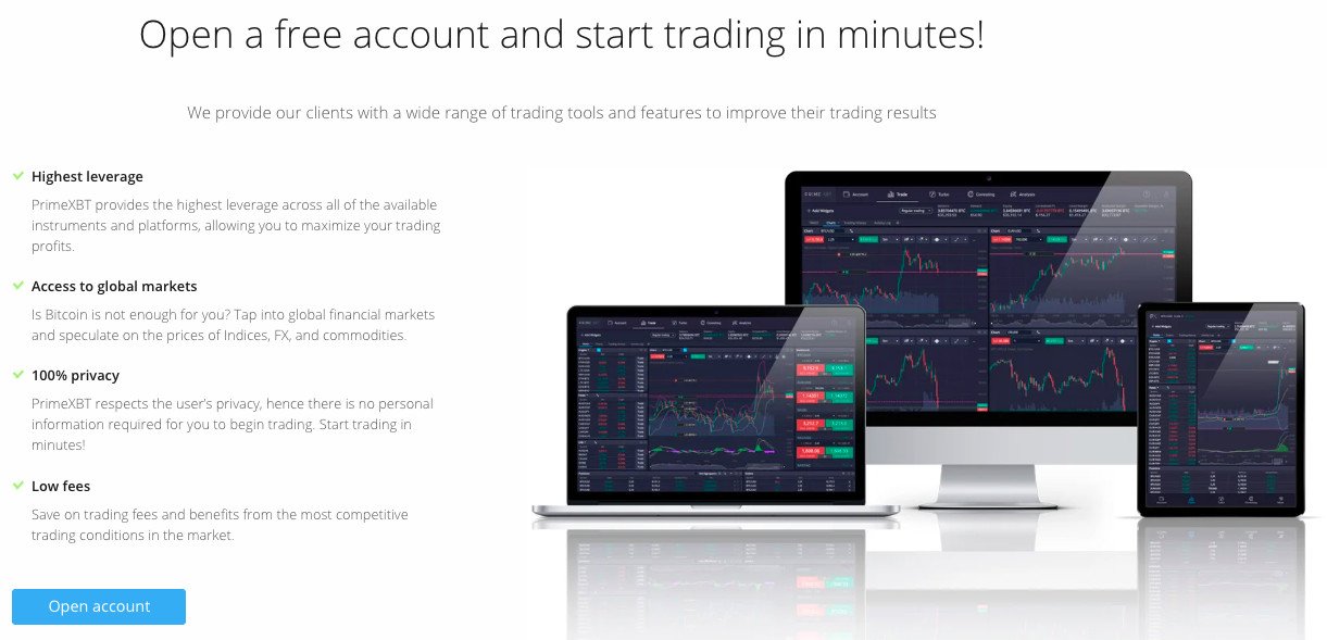 Tutoriel et avis sur Prime XBT, une plateforme de trading couvrant tous les marchés