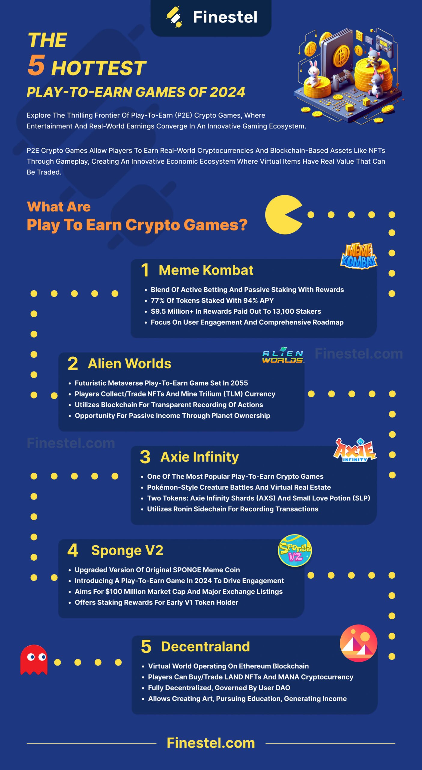 découvrez les meilleures cryptos gaming de 2024 ! plongez dans l'univers des jeux vidéo et de la blockchain avec notre sélection des crypto-monnaies les plus prometteuses pour les gamers. restez à la pointe de l'innovation et maximisez vos investissements dans le secteur du jeu !